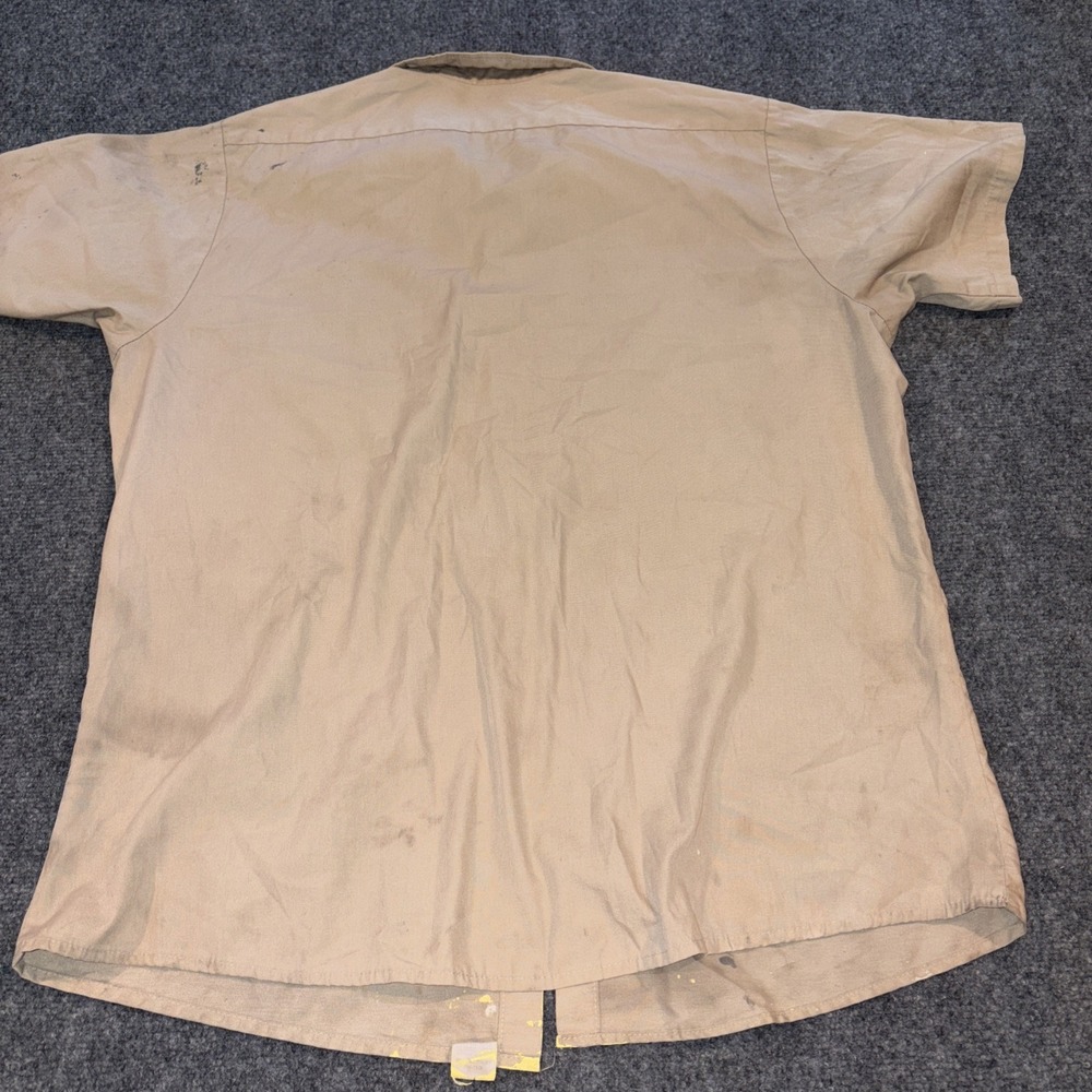 Prison Inmate Work Shirt Tan XL - Picture 8 of 8